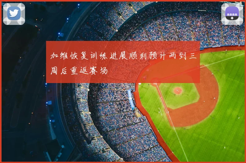 加维恢复训练进展顺利预计两到三周后重返赛场