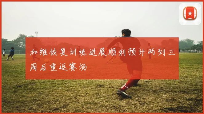 加维恢复训练进展顺利预计两到三周后重返赛场