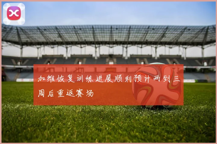 加维恢复训练进展顺利预计两到三周后重返赛场